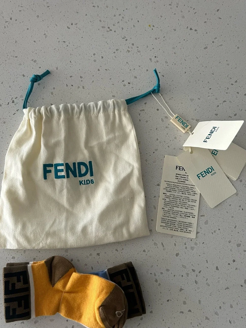 Fendi drawstring pouch